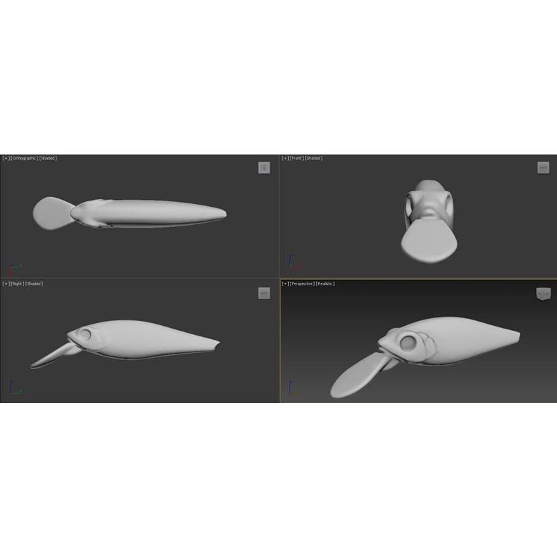 wLure 10 Blank Unpainted Minnow Crankbait Topwater Lipless Jerkbait Fishing Lures (UPC723P10) - Image 4